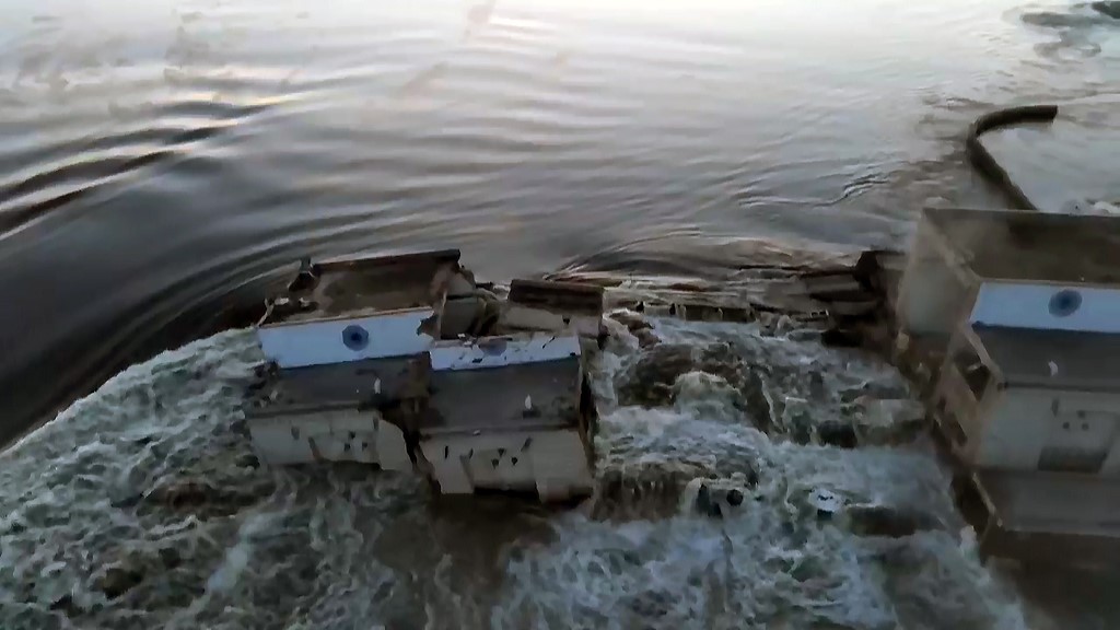 Damaged Kakhovka Reservoir in Ukraine, Steel and ferroalloy enterprises are greatly affected